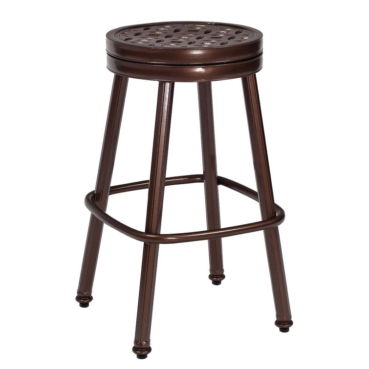 Outdoor aluminum best sale bar stools